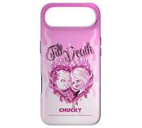 Chucky and Tiffany Till Death Flaming Heart Coque pour iPhone Air