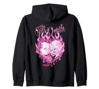 Chucky and Tiffany Till Death Flaming Heart Sweat à Capuche