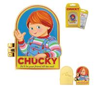Chucky Badge à épingle en émail à charnière édition limitée - Jeu d'enfant à collectionner, numéroté individuellement, cadeau d'horreur 5000 dans le monde entier