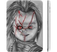 Chucky Child's Play Horror Movie Ipad Case 2020 Matériau Tpu Résistant Aux Chocs Réglage Automatique De L'angle De Veille/Réveil Mignon Transparent Housse De Protection 10.2in