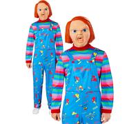 Chucky Déguisement Officiel Adultes Costume Halloween Salopette + Masque
