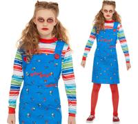 Chucky Filles Déguisement Halloween Horreur Killer Poupée Enfants sous Licence