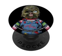 Chucky Full Body Damaged Doll PopSockets PopGrip Adhésif