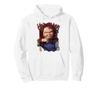 Chucky He’s Back Classic Good Guy Doll Sweat à Capuche, Unisexe pour Adultes, Blanc, XL