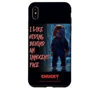 Chucky Hiding Behind An Innocent Face Coque pour iPhone XS Max
