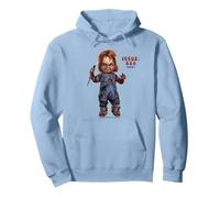Chucky Issue: 666 Sweat à Capuche, Unisexe pour Adultes, Bleu poudré, XXL