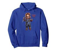 Chucky Issue: 666 Sweat à Capuche, Unisexe pour Adultes, Bleu Royal, XL