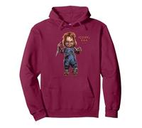 Chucky Issue: 666 Sweat à Capuche, Unisexe pour Adultes, Marron, M