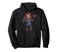 Chucky Issue: 666 Sweat à Capuche, Unisexe pour Adultes, Noir, M