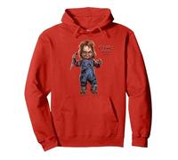 Chucky Issue: 666 Sweat à Capuche, Unisexe pour Adultes, Rouge, M