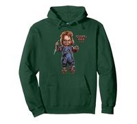 Chucky Issue: 666 Sweat à Capuche, Unisexe pour Adultes, Vert Forêt, XL