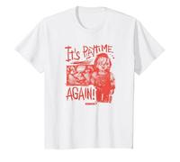 Chucky It’s Playtime…Again T-Shirt, Enfant, Blanc, 6 Ans