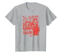 Chucky It’s Playtime…Again T-Shirt, Enfant, Gris Chiné, 3 Ans
