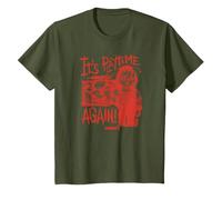 Chucky It’s Playtime…Again T-Shirt, Enfant, Olive, 3 Ans