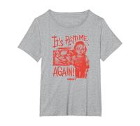 Chucky It’s Playtime…Again T-Shirt, Femme Grandes Tailles, Gris Chiné, 1X