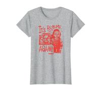Chucky It’s Playtime…Again T-Shirt, Femme, Gris Chiné, M