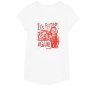 Chucky It’s Playtime…Again T-Shirt, Fille, Blanc, L