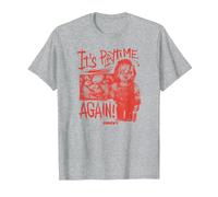 Chucky It’s Playtime…Again T-Shirt, Homme, Gris Chiné, 5XL