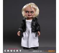 Mezco TIFFANY Bride of Chucky Figurine 15INCH Mega Scale Avec Son (Veste Noire)