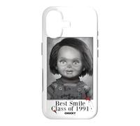 Chucky School Photo Best Smile Class of 1991 Black and White Coque pour iPhone 17