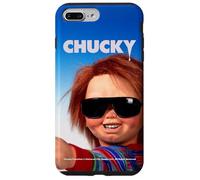Chucky Sunglasses Creepy Directors Chair Coque pour iPhone 7 Plus/8 Plus