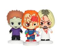 Chucky Tiffany Glen/Glenda Pokis Rubber Figurines 3-Pack 7 cm En Boîte SDToys