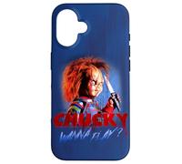 Chucky Wanna Play Bloody Knife Coque pour iPhone 16