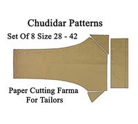 Chudidar Paper Cutting Patterns Set of 8 Size 28 to 42 Specially Design By Dileep Tailors And Boutique