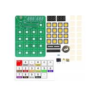 ChuFort Kit de Calculatrice de Tube numérique Bricolage, Pratique de soudage, Ensemble d'apprentissage électronique(Kit)
