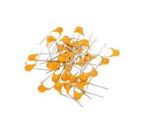 ChuFort Kit de condensateurs céramiques Multicouches 50V, 100 pièces, 10pF-10uF, 102-104, 105 P = 5.08mm(333(33nF) 100pcs)