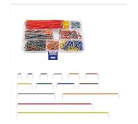 ChuFort Kit de Fils de raccordement for Platine de prototypage, câble de Test PCB sans Soudure en Forme de U, 140/560/840 pièces(840PCS)