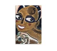 CHUHUAN Josephine Baker Kees Van Dongen Poster d'œuvres d'art sur toile Décoration murale d'intérieur moderne 40 x 60 cm