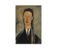 CHUHUAN Poster sur toile Portrait de Léopold Survage Amedeo Modigliani - Décoration murale - 40 x 60 cm