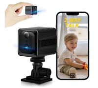 Chujianxi Camera Espion, à Jour 4K Mini Camera Espion sans Fil, WiFi Caméra avec Une Batterie de 3000mAH, Detecteur Mouvement et Vision Nocturne, Mini Caméra pour la Maison