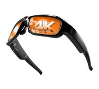 Chujianxi Lunettes Caméra 4K, Lunette Caméra Espion pour Hommes et Femmes | Lunettes Vidéo Intelligentes avec Protection UV400, Camera Glasses pour Activités de Plein Air Randonnée Cyclisme Équitation