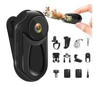 Chujianxi Mini Camera Sport 1080P,Mini Caméra d'action,Portable Camera Pieton,Caméra Vlog pour Casque Moto Velo Alpinisme Skateboard,Multifonctionnelle Action Cam,Appareil Photo,Photo/Vidéo(Noir)