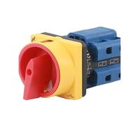 CHULKJFX Cadenas de Coupure Courant LW26GS-32F/04-1 48 x mm Panneau Commande Principal 4P Marche-Arrêt 32 A Interrupteur à Came inverseur