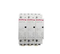 CHULKJFX Contacteur modulaire Domestique 2P 16A 20A 25A AC 110V 220V 50/60Hz, Bobine DIN Rail, 2NO 2NC 1NO 1NC(25a-2no,110V)