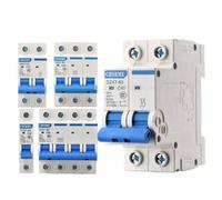 CHULKJFX Mini disjoncteur Solaire 400 V CC 1P/2P/3P/4P, Protection Contre Les surcharges, 6 A à 63 A, for système photovoltaïque(25 V,1p Plus N)