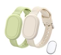 CHULN 2 Pièces Sangles GPS Compatibles avec Xiaomi Smart Tag Bracelet, Bracelets Enfants en Silicone Imperméables et Souples pour Xiaomi Smart Tag Sangle (Unité Principale Non Incluse)