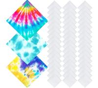 Chumia Bandana en coton blanc pour cravate, mouchoirs, mouchoirs, bandanas unisexes pour homme, 55,9 x 55,9 cm, blanc, about 22 x 22 inches