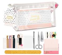 Chumia Kit de survie de 132 pièces pour mariage - Kit d'urgence pour mariage - Cadeau de demande en mariage - Mini trousse d'urgence pour femme avec trousse de maquillage - Fournitures d'urgence pour