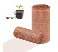 Chumix 2 Rouleaux de Filet Cuivre Anti Limace (Total 16 M), 12,7 cm de Large Filet Anti Limaces Et Escargots, Double Grillage Anti Rongeur, Facile à DéCouper (10M+6M)