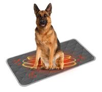 Chumix Coussin Auto-Chauffant pour Chat & Chien, Tapis Chauffant Chien, Coussin D'auto-Chauffage pour Animaux de Compagnie- Lavable en Machine, Adapté au Sèche-Linge, Antidérapant (XXL 72X115 cm)