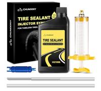 CHUMXINY Liquide PréVentif Tubeless, Liquide Anti Crevaison Scelle Rapidement Les Perforations Jusqu'à 6,5 mm, PréVentif Tubeless VTT pour VTT, Pneus De VéLo De Route