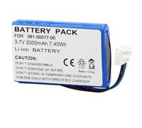 CHUNCAIL Batterie compatible avec GPS Garmin Zumo 590, 595, 590LM, 595LM (2000 mAh, 3,7 V, Li-Ion)