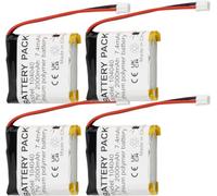CHUNCAIL Batterie lithium-polymère 3,7 V 2000 mAh 104040 rechargeable, avec connecteur JST, utilisée pour le bricolage et divers petits appareils. Veuillez confirmer l'appareil, la taille de la