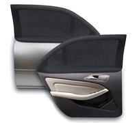 CHUNFANG Lot de 4 Pare-soleils latéraux Voiture pour Skoda Kamiq/Fabia/Scala 2019-2024, Protection UV et Anti-moustiques pour bébés Enfants et Animaux domestiques