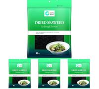 CHUNG JUNG ONE Algues Coupées Séchées Parfaites en Collation/Soupe Qualité Premium de Corée du Sud 20 g 1 Unité (Lot de 4)