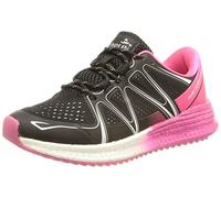 Chung Shi Femme Duxfree Run2Balance Femme, Course à Pied/Jogging, Noir/Rose, 38.5 EU